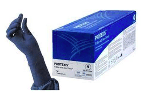 Protexis steriele onderhandschoenen PI Blauw NeuThera maat 6.5 per 50 paar