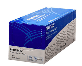 Protexis steriele onderhandschoenen PI Blauw NeuThera maat 8.0 per 50 paar - afbeelding 1