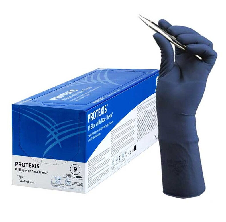 Protexis steriele handschoenen PI Blauw NeuThera onderhandschoenen per 50 paar