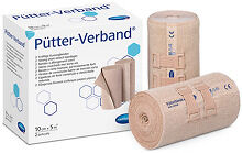 Putter korte rek zwachtels 10CMx5M per 2ST