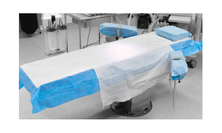 Medline patienten tillaken voor op de operatietafel 102x152cm per 50st. - afbeelding 1