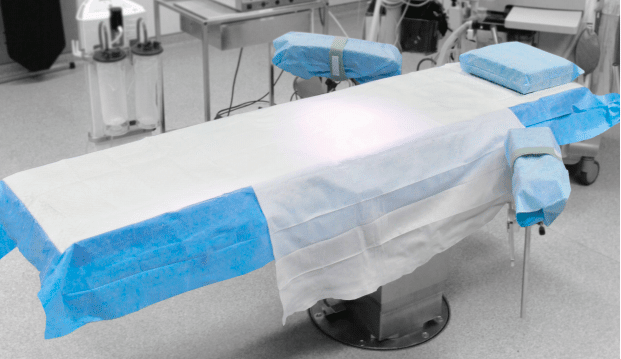 Medline patienten tillaken voor op de operatietafel 24 stuks