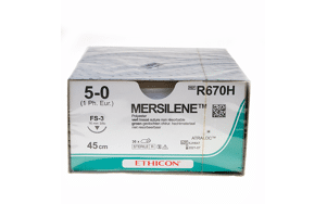 Mersilene hechtdraad R670H 5-0 groen FS-3 naald 45cm per 36st verpakt