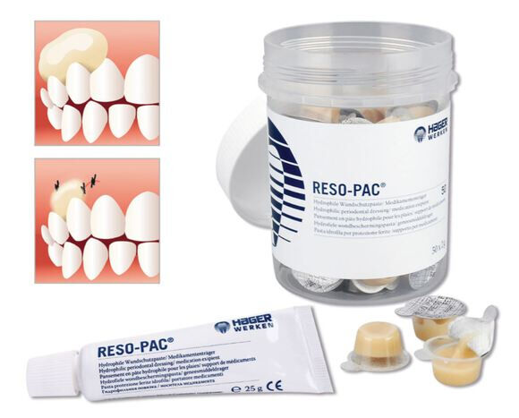 Hager Werken Reso-pac wondbeschermingsverband enkele porties 50x2gr - afbeelding 0