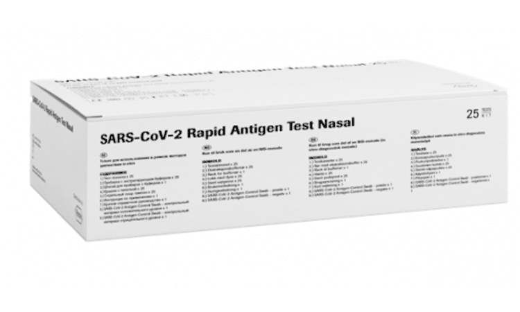 Roche SARS Covid 2 Rapid Antigen zelftest nasaal 25st. - afbeelding 0