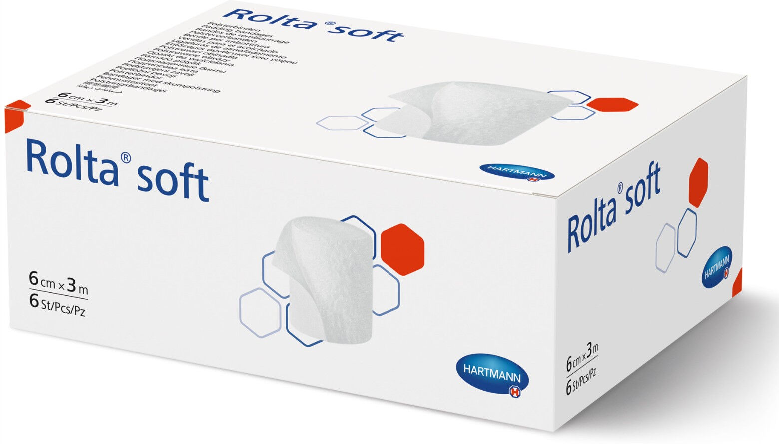 Verbandwatten op rol Rolta Soft 3Mx10CM per 30ST