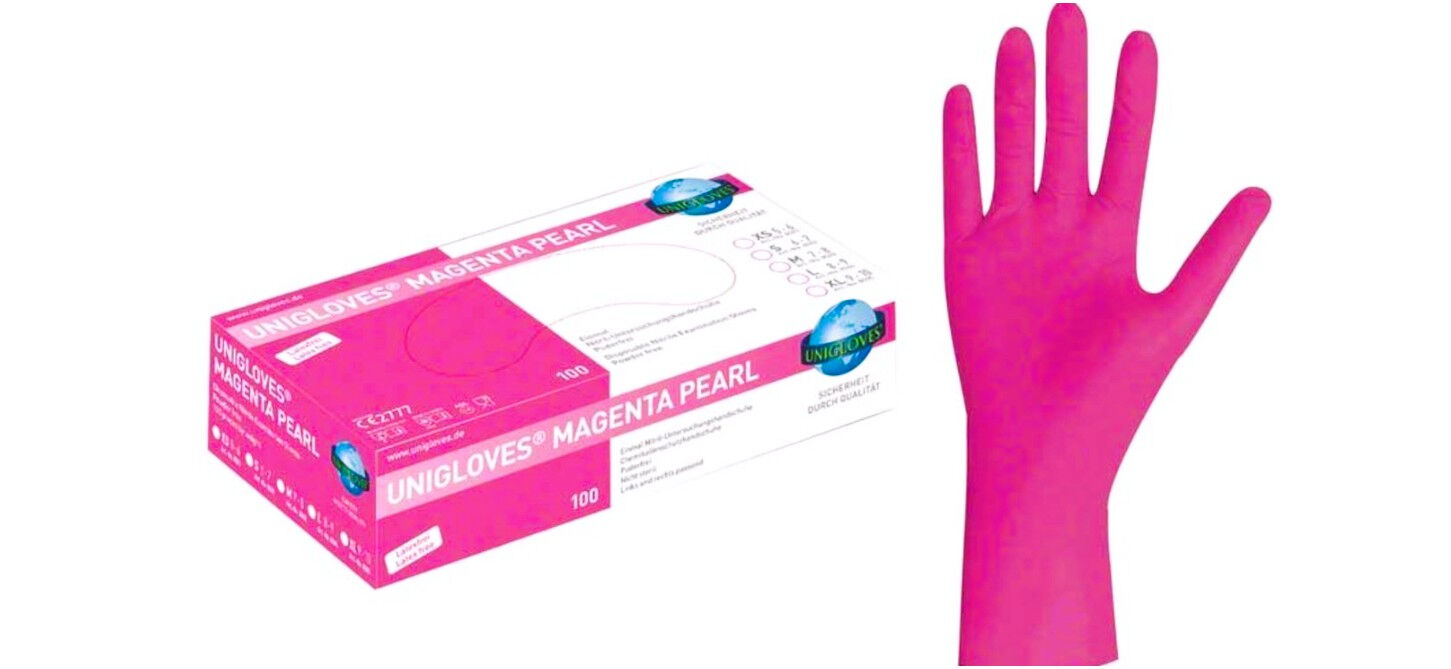 Rze magenta Pearl handschoenen