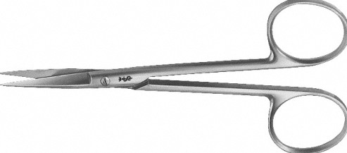 Aesculap Schaar chirurgisch recht 12cm scherp/scherp fijn