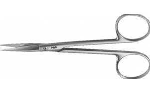 Aesculap Schaar chirurgisch recht 12cm scherp/scherp fijn