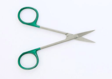 Medica disposable irisschaar recht 11cm per 60st.