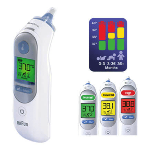 Braun oorthermometer Pro 7 met age precision IRT6520 - afbeelding 2
