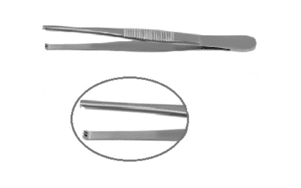Zepf Chirurgisch pincet slank 1x2t 13,0cm