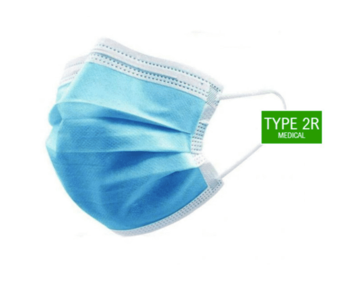 Medische 3A mondmaskers type IIR EN14683 per 50st.