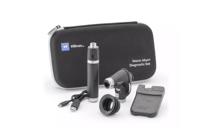 Welch Allyn PanOptic Plus iExaminer Kit voor de opthalmoscoop en otoscoop