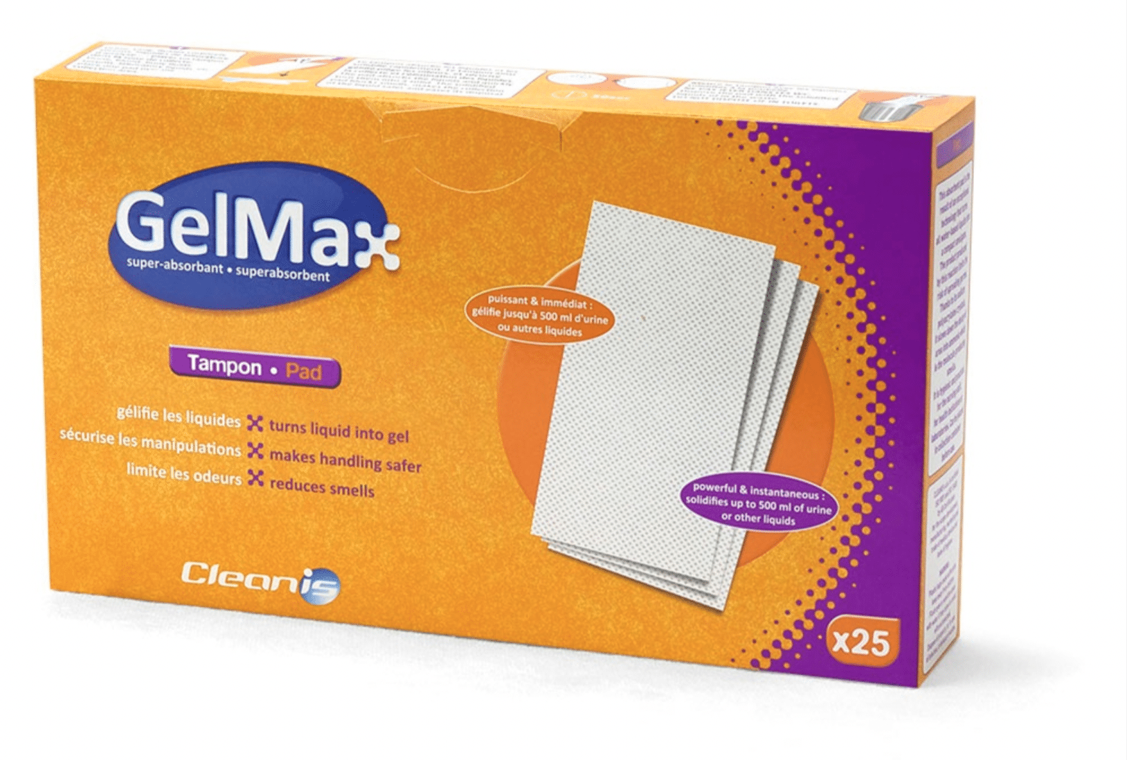 carebag absorberende inleggers gelmax pads