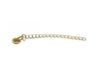 Gold chain Eruption Appliance Gold Round Base - 5 stks