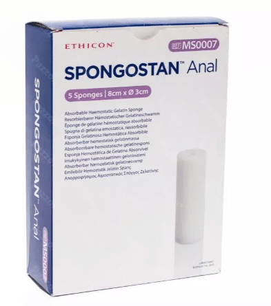 Spongostan Anaal 80x30mm per 5 stuks