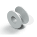 Reuter Bobbin, Fluoroplastic ID 1.02mm, wit 10 stuks - afbeelding 0