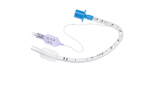 Unoquip Oral preformed Tracheale tube met HVLP cuff Murphy Eye maat 7.0  10x10ST