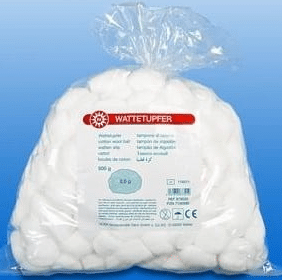 Wattendeppers verpakt in een zak van 500 gram bollen van 2 gram