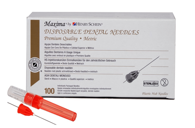 Injectienaalden 25G rood, short 0,5 x 23 mm 100 stuks