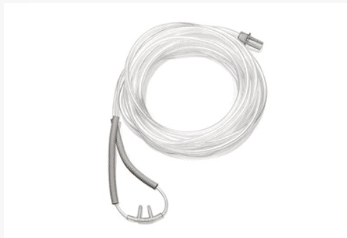 Intersurgical zuurstofbril volwassenen met oorbescherming gebogen pong 10 meter slag 10 stuks - afbeelding 0