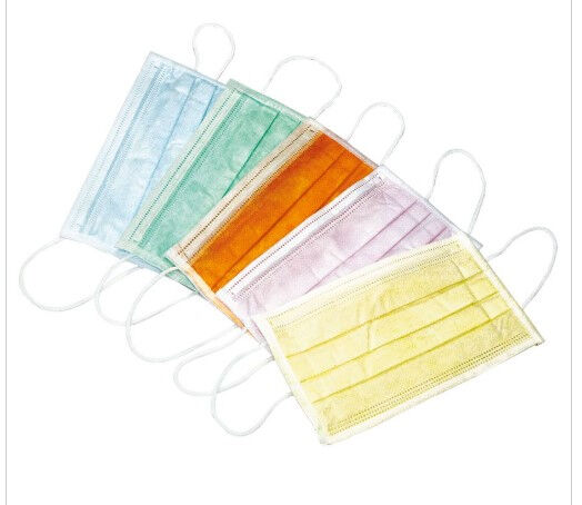 Mondmaskers kleuren mix 50 stuks