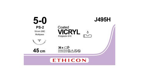 Vicryl 5-0 ps-2 doos 36st - afbeelding 0