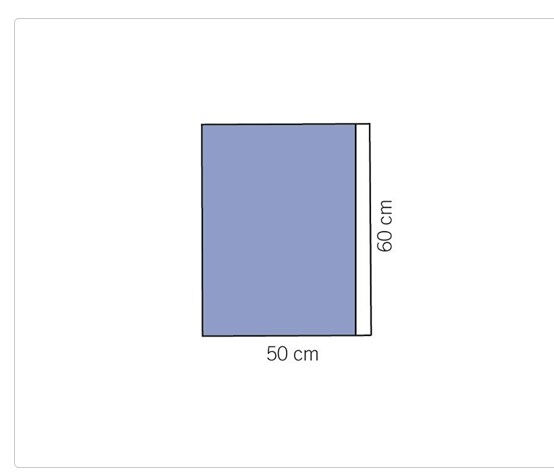 Evercare afdekdoek zelfklevend 50x60cm per 40ST
