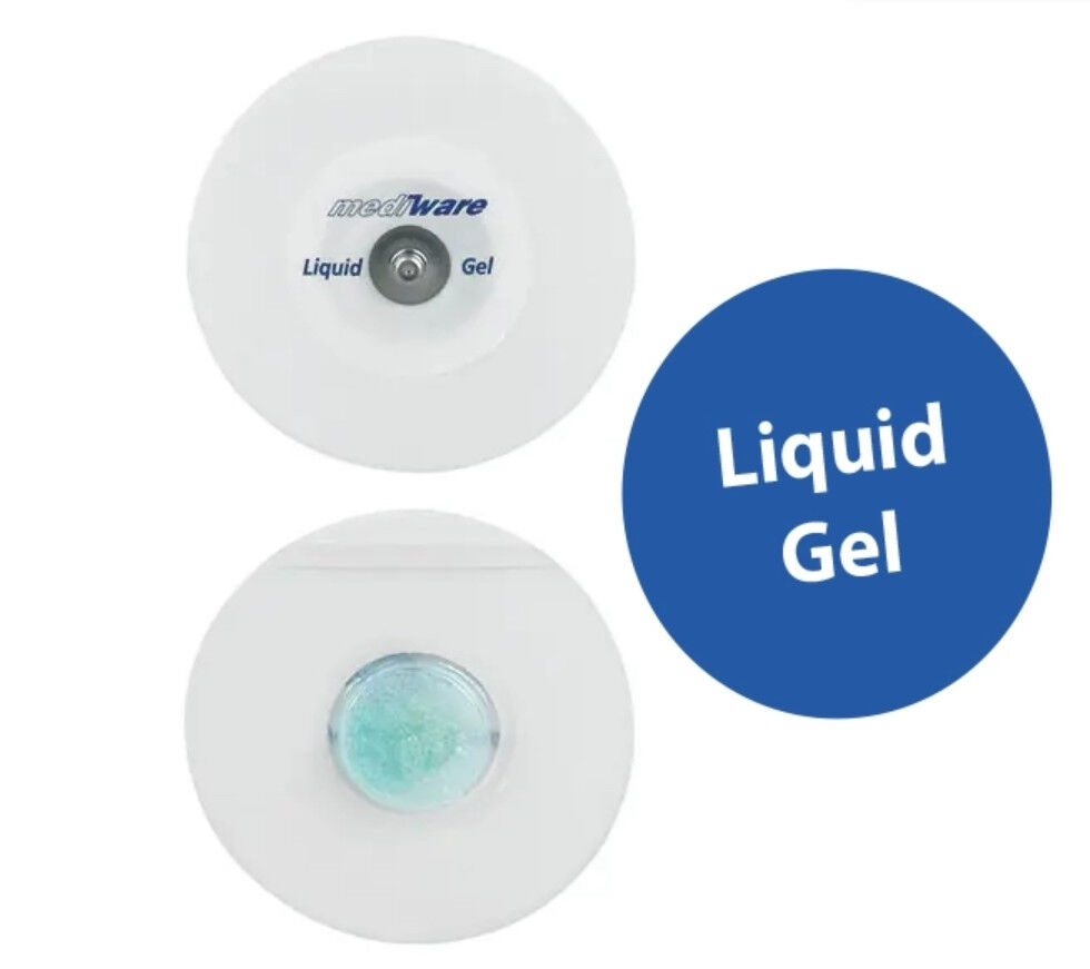 ECG-electrodes disposable foam liquid gel type F-55 per 30st