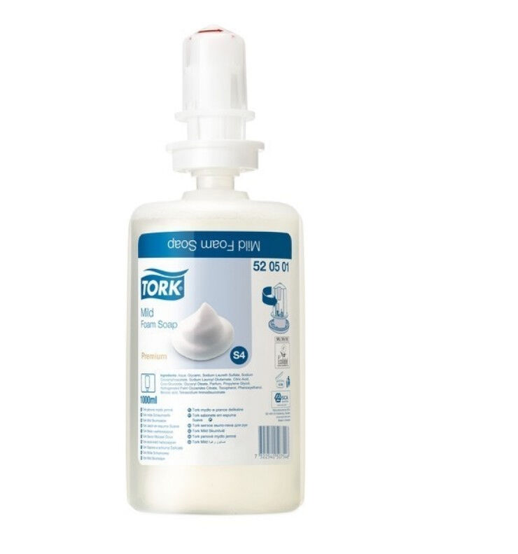 Tork Premium Zeep Liquid Mild 1L S4 vulling 6 fl.