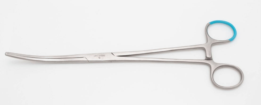 Lettix Crafoord arterieklem gebogen 24cm steriel per 50ST