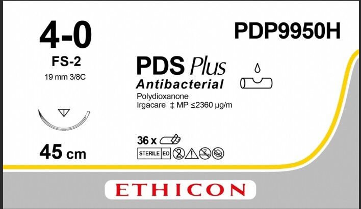 Ethicon PDS Plus 4-0 45cm nld FS-2 ds36 - afbeelding 0