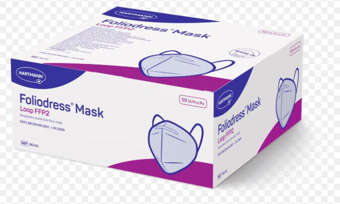 Foliodress Allmed FFP2 mondmasker ademhalingsmasker per 50ST. - afbeelding 0
