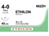 Ethilon hechtdraad 4-0 662ZH zwart 45 cm met FS-2 naald per 36st.