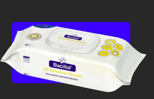 Bacillol 30 Sensitive desinfectie- en reinigingsdoekjes per 80st. in een pak