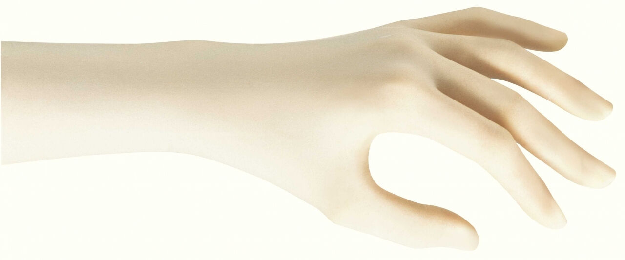 Semperclean MC latex poedervrije handschoenen per 50 paar