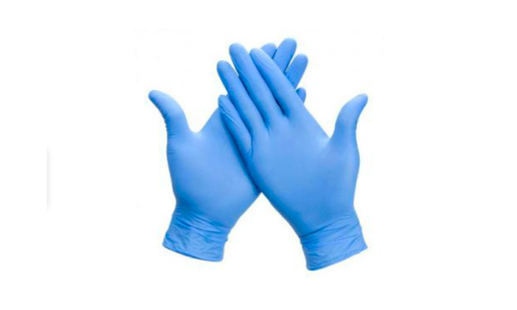 Semperit handschoen blauw klnimed