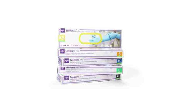 SensiCare Pro Extended Cuff Nitril onderzoekshandschoenen M per 50 st.