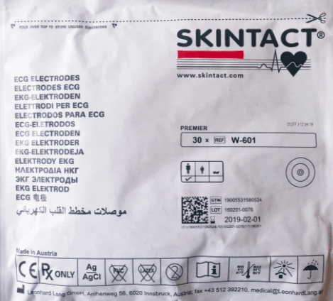 Ronde ECG elektroden van Skintact W601