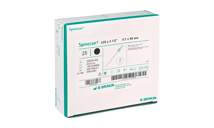 Bbraun Spinocan spinale canule 22G 0.7x88mm per 25st - afbeelding 1