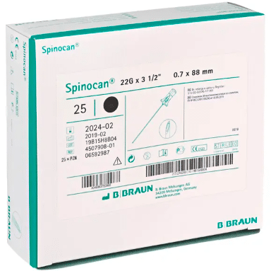 Bbraun Spinocan spinale canule 22G 0.7x75mm per 25st - afbeelding 1