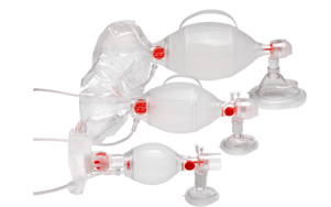 Ambu SPUR II Adult disposable beademingsballon met overdrukventiel en masker m/v maat 5 per 12st.