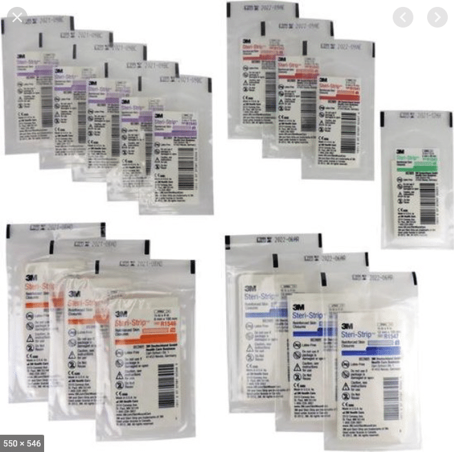 3M Steri-strip hechtstrips verschillende maten