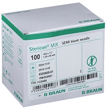 Sterican SEMI stompe naald 18g 1.20 x 40mm 100st - afbeelding 1