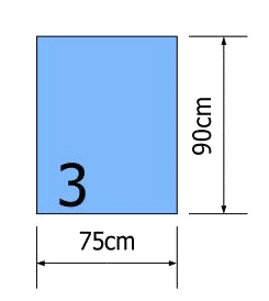 Euroguard steriele afdeklaken niet klevend 90x75 per 25st.