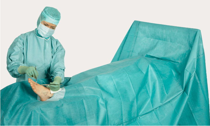 afdekdoek voor handoperaties