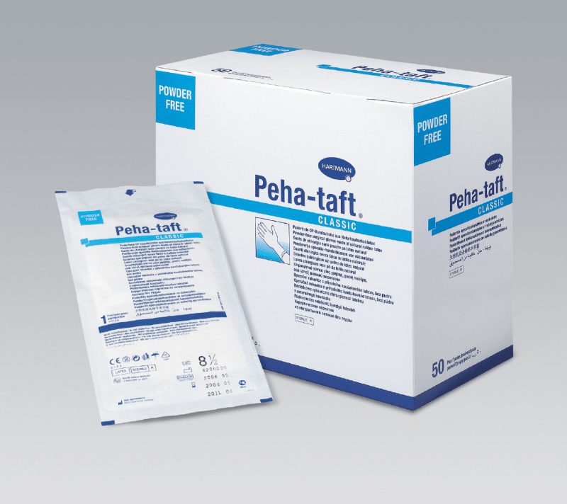 Steriele latex handschoenen peha taft classic