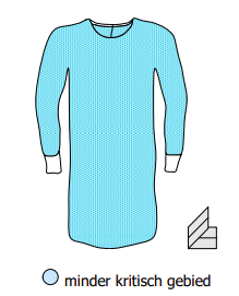 Euroguard operatiejas SMS Standaard maat XL-XL per 32st. 