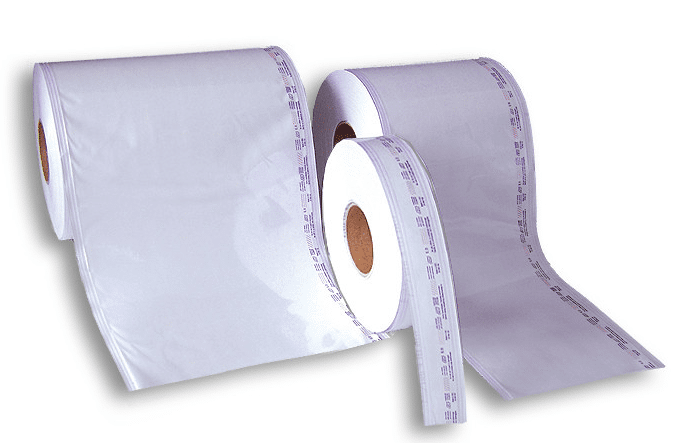 Laminaatrol met vouw 30cm x 200m met 2 sterilisatieindicatoren